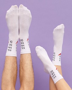 Медичні шкарпетки унісекс з принтом I am Doctor